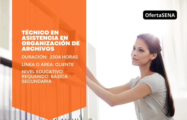 Técnico en Asistencia en Organización de Archivos – SENA Sofia Plus Técnico en Asistencia en Organización de Archivos – SENA Sofia Plus