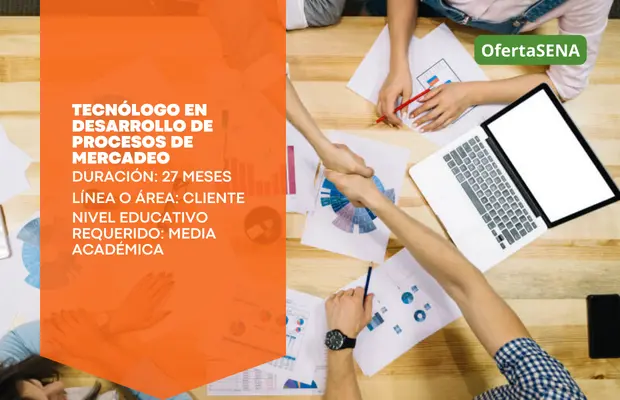 Carrera Tecnólogo en Desarrollo de Procesos de Mercadeo SENA Sofia Plus Carrera Tecnólogo en Desarrollo de Procesos de Mercadeo SENA Sofia Plus